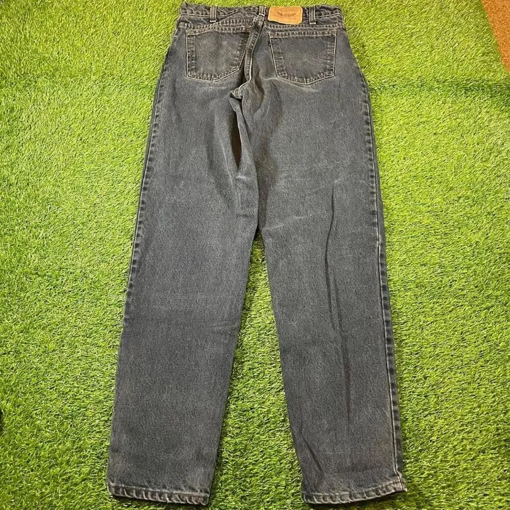 Levi's 550 batwing vintage 80's dark navy wash denim jeans Men's size 32x32